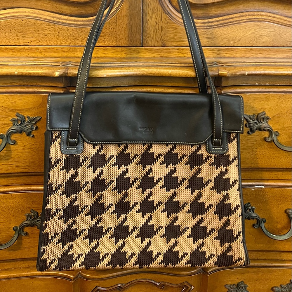 The Sak ElliottLucca Houndstooth Pattern Bag